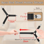 Triangle Bed Sheet Holder Straps