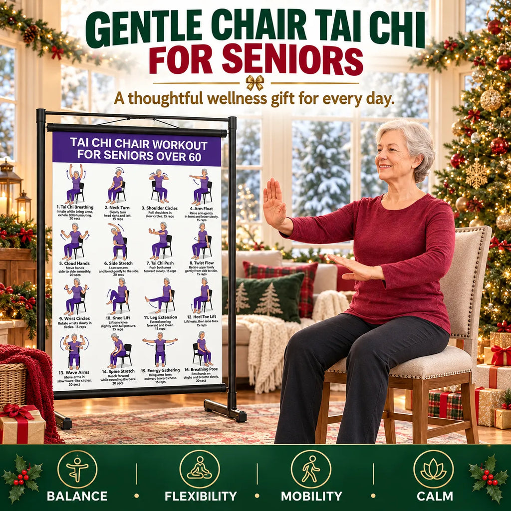 Gentle Tai Chi for Seniors: Seated & Standing Exercises——(16 x 24 inches)