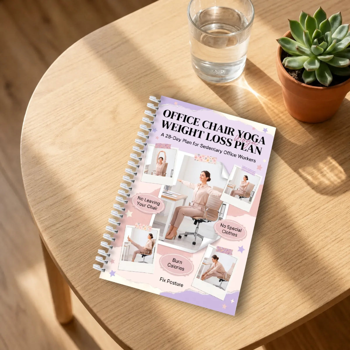Office Chair Yoga Plan, Step-by-Step Seated Workout Guide