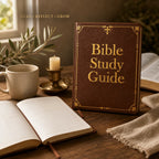 Bible Study Guide & Reflection Journal - All 66 Books, Large Print