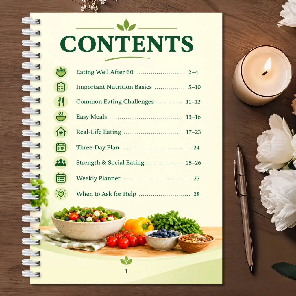 Meal & Diet Planner for Seniors — Food Diary & Meal Planner
