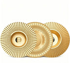 3PCS Tungsten Carbide Wood Carving Disc Set for Angle Grinders（Flat, curved, and inclined surfaces）