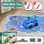 Puzzle Track Car Play Set