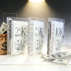 A6 12-Month Money Saving Binder — Cash Envelope Savings Challenge Planner