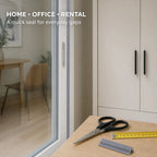 Self-Adhesive Weather Seal Strip, 5m Foam Door & Window Draft Stopper