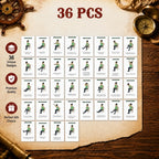 36 Portable Chair Yoga Stretch Cards