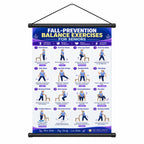 Chair Exercise Wall Chart for Seniors —(16 x 24 inches)