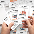 Home Workout Card Deck, 16 No-Equipment Movement Cards