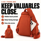3-in-1 Anti-Theft Travel Tote Bag – Waterproof, Lightweight & Organized🎒