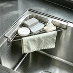 Vssal ·Stainless Steel Corner Sink Shelf