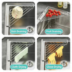 Vssal ·Stainless Steel Corner Sink Shelf