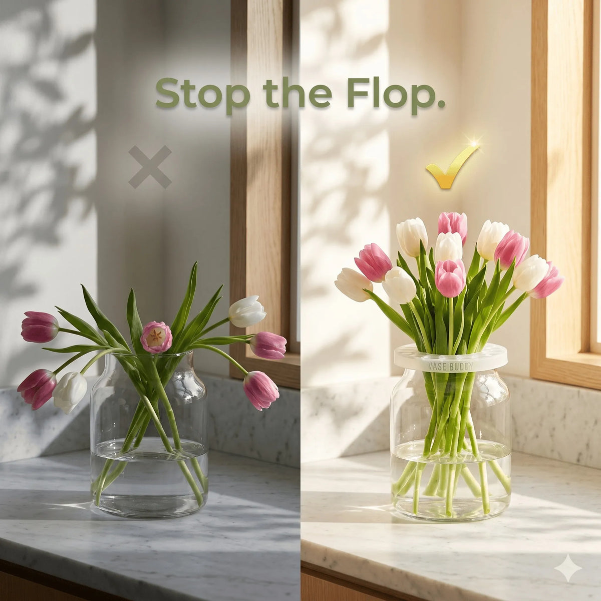 Reusable Silicone Flower Arranging Grid