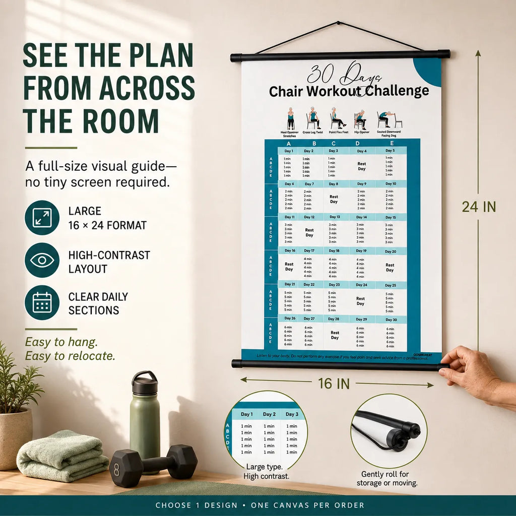 Fitness Exercise Workout Poster
