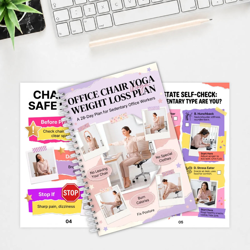 Office Chair Yoga Plan, Step-by-Step Seated Workout Guide