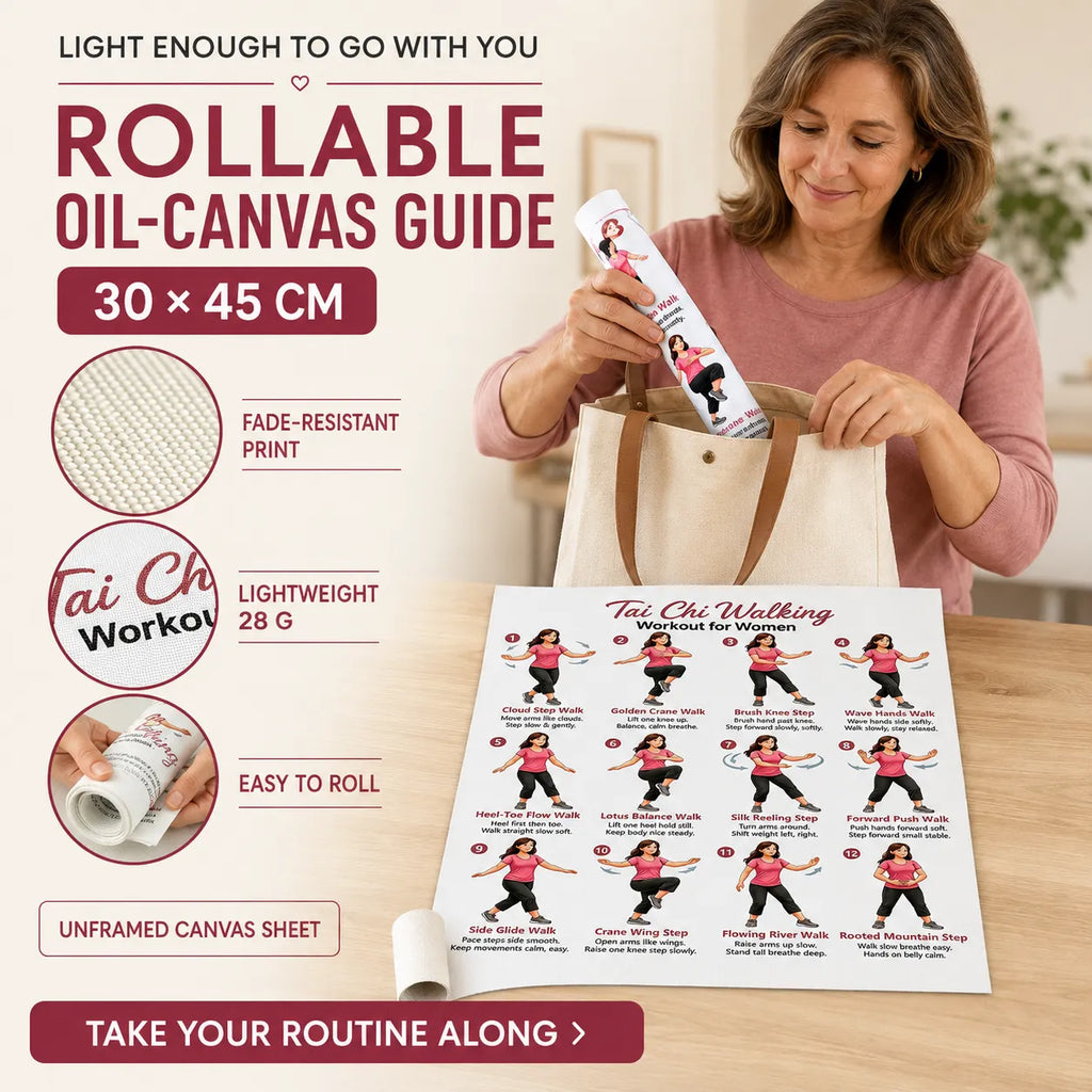Walking Exercise Poster for Women（11.81 x 17.72 In）