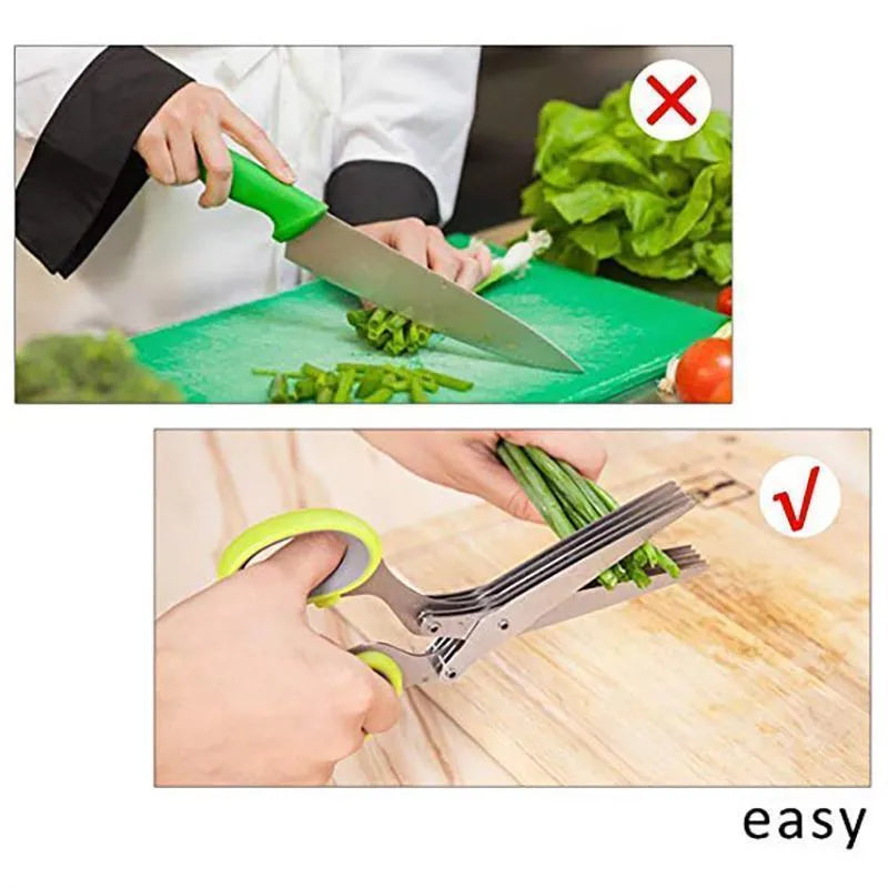 VSSAL 5-Blade Spring Onion Scissors