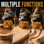 3PCS Tungsten Carbide Wood Carving Disc Set for Angle Grinders（Flat, curved, and inclined surfaces）