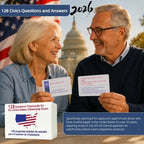 US Citizenship Flash Card Bilingual Naturalization Study Guide Combo Set