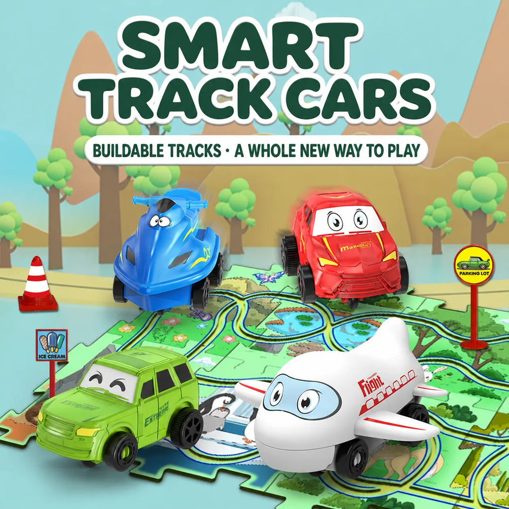 Puzzle Track Car Play Set