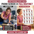 Walking Exercise Poster for Women（11.81 x 17.72 In）