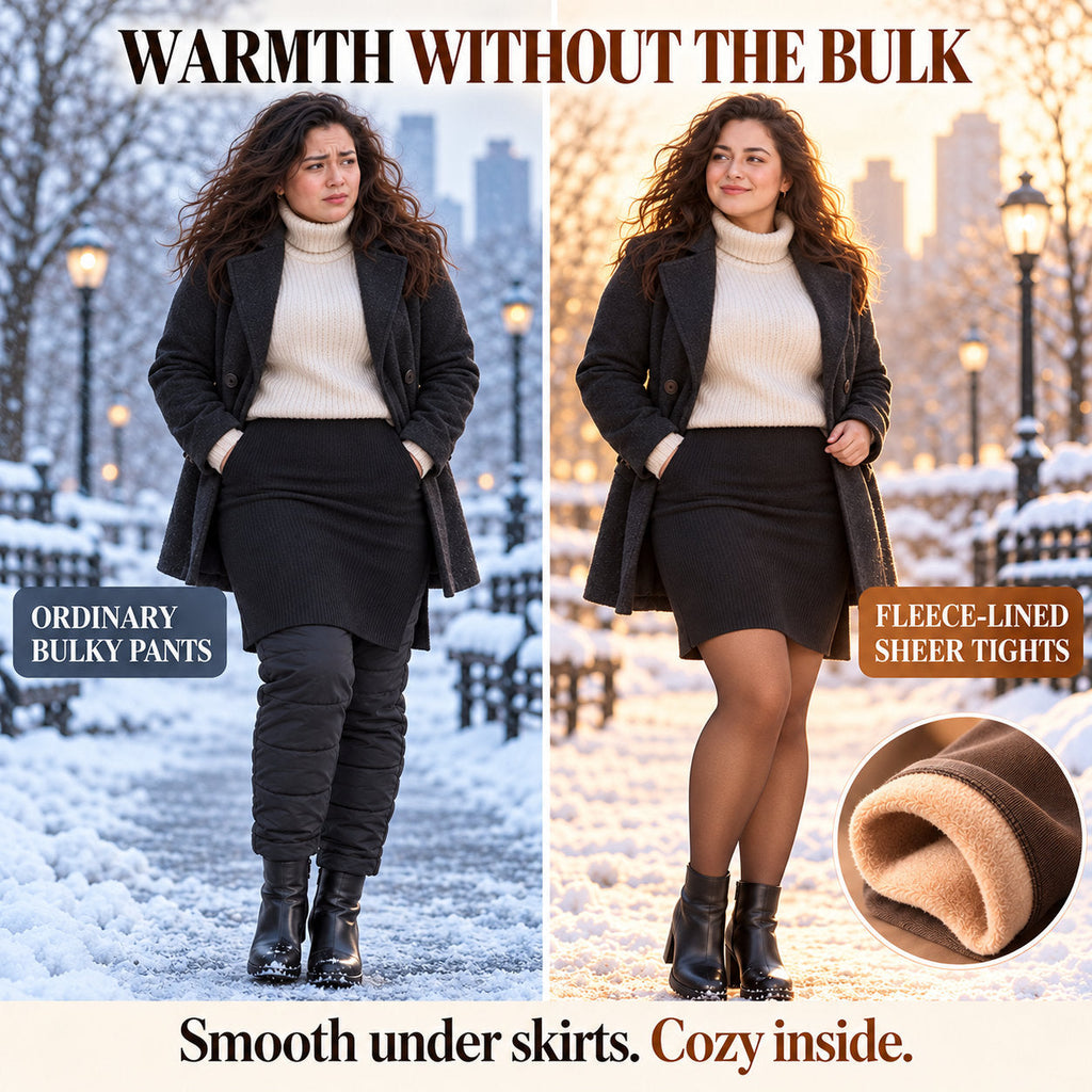 ❄️Winter Hot Sale 50% OFF!!⚡One-Seam Shaping Thermal Fleece Lined Leggings