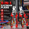 9-in-1 Multi-Functional Digital Display Electrician’s Pliers
