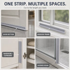 Self-Adhesive Weather Seal Strip, 5m Foam Door & Window Draft Stopper