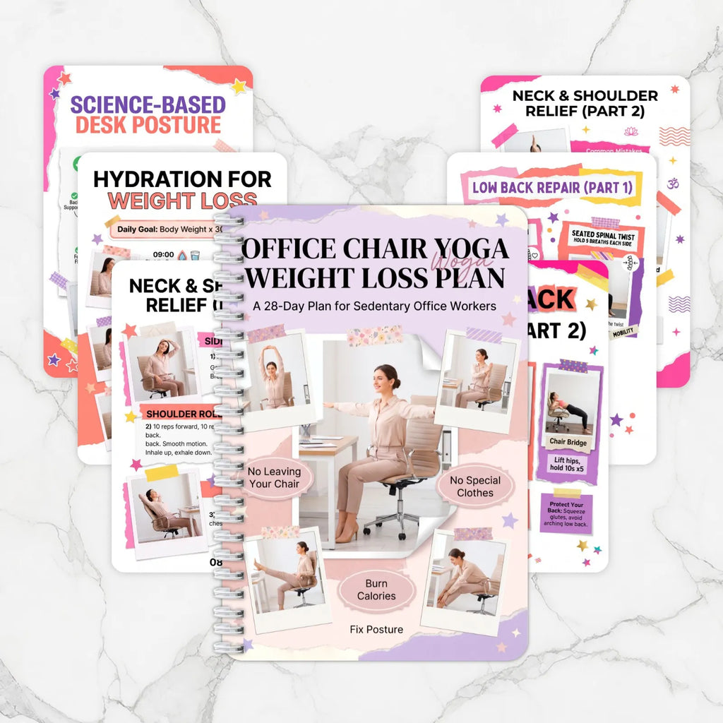 Office Chair Yoga Plan, Step-by-Step Seated Workout Guide