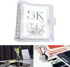 A6 12-Month Money Saving Binder — Cash Envelope Savings Challenge Planner
