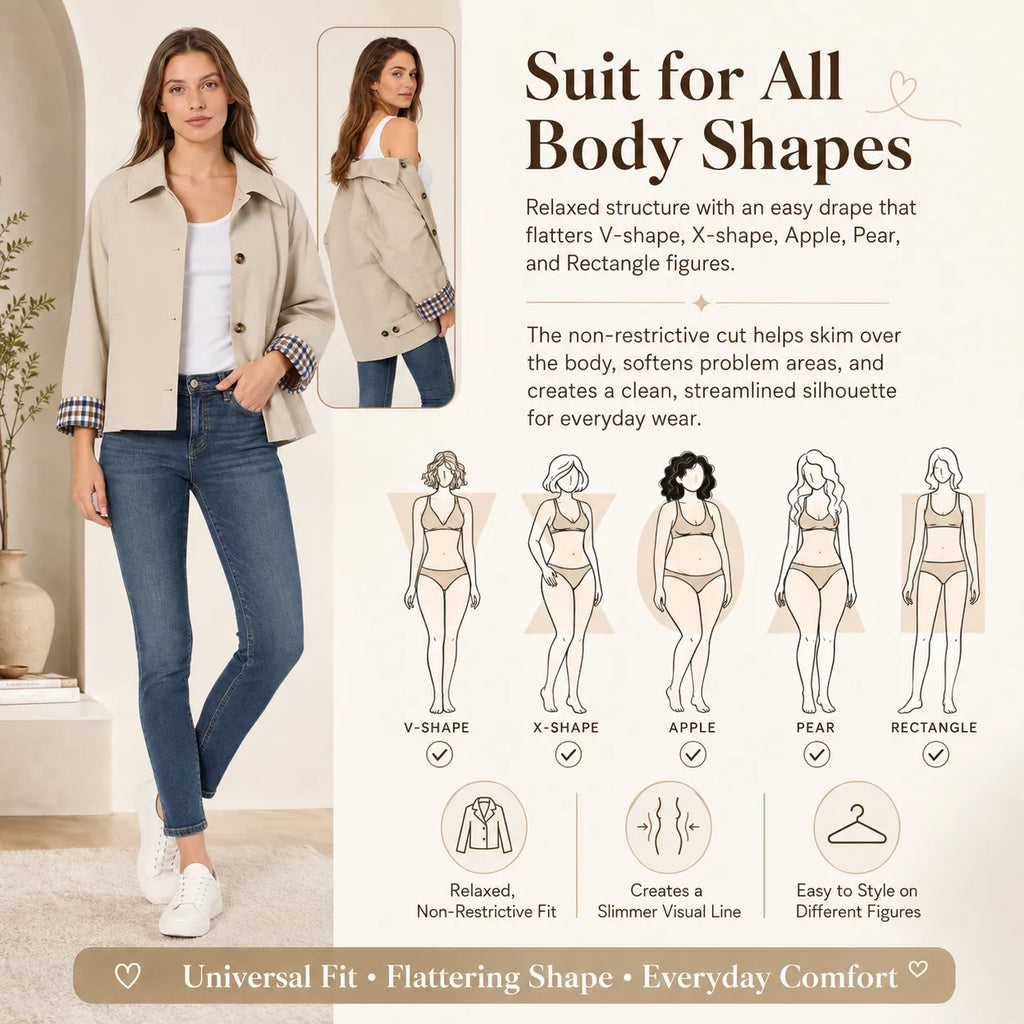 Women’s Cropped Trench Coat