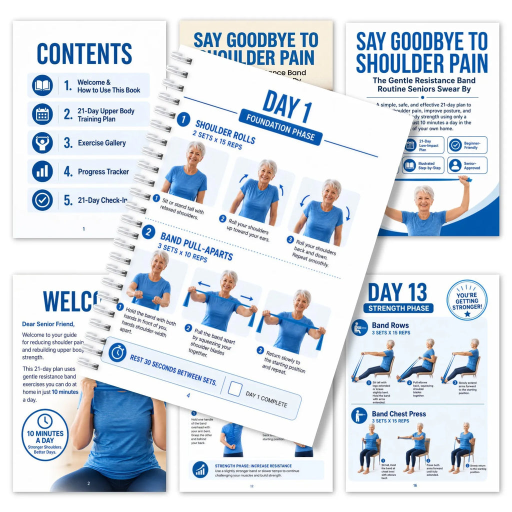 Upper Body Training Planner, Illustrated Workout & Progress Guide