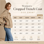 Women’s Cropped Trench Coat