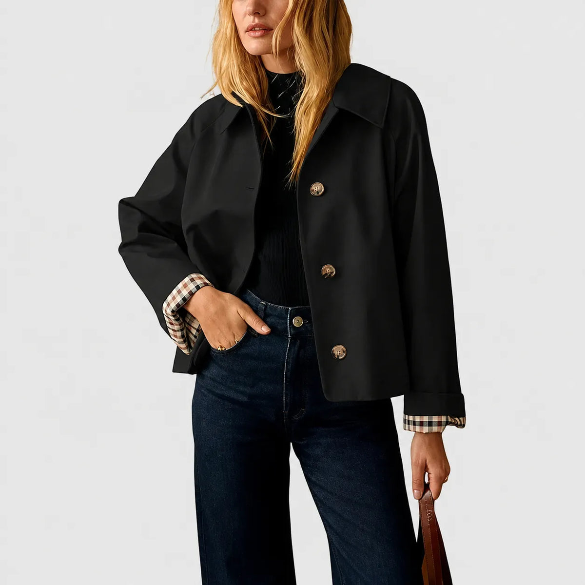 Women’s Cropped Trench Coat