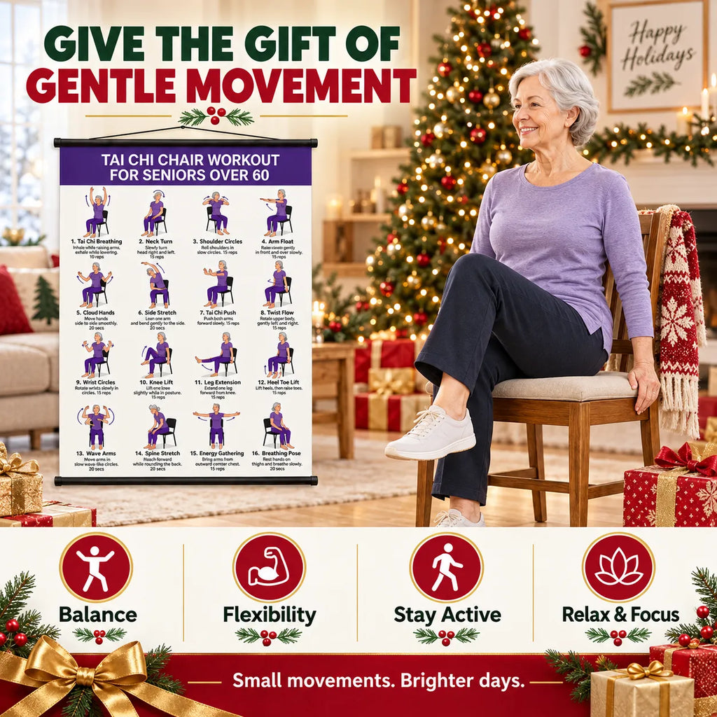 Gentle Tai Chi for Seniors: Seated & Standing Exercises——(16 x 24 inches)