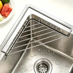 Vssal ·Stainless Steel Corner Sink Shelf
