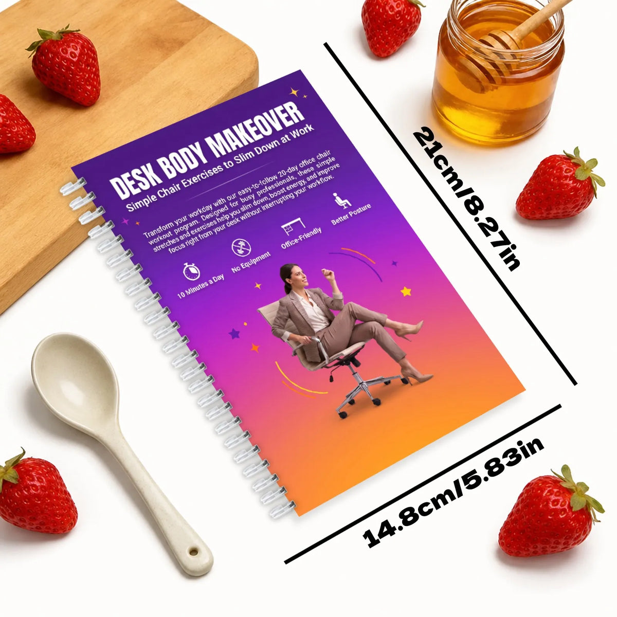 Office Chair Body Shaping Book, Gentle Everyday Movement Guide