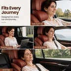 Vssal · Ergonomic Car Seat Headrest & Lumbar Support Set