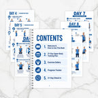 Upper Body Training Planner, Illustrated Workout & Progress Guide