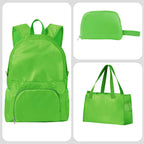 Foldable Convertible Backpack Tote 3-in-1 Travel Bag