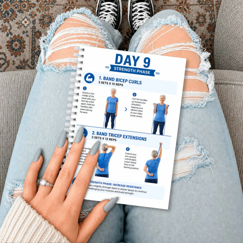Upper Body Training Planner, Illustrated Workout & Progress Guide