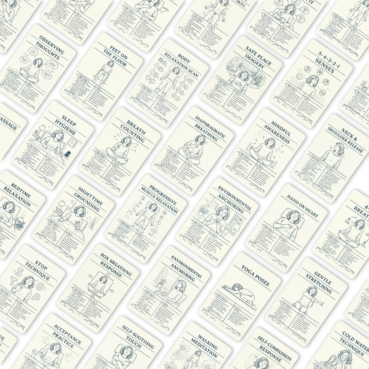 36 Meditation Coping Strategy Cards
