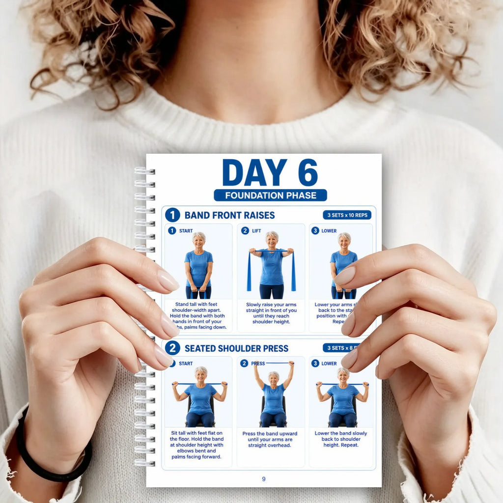 Upper Body Training Planner, Illustrated Workout & Progress Guide