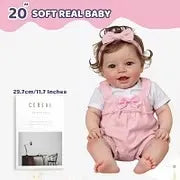 Smiling Reborn Baby Vead 20" Little Infant Girl Heartwarming Gift Timeless Emotional Moments
