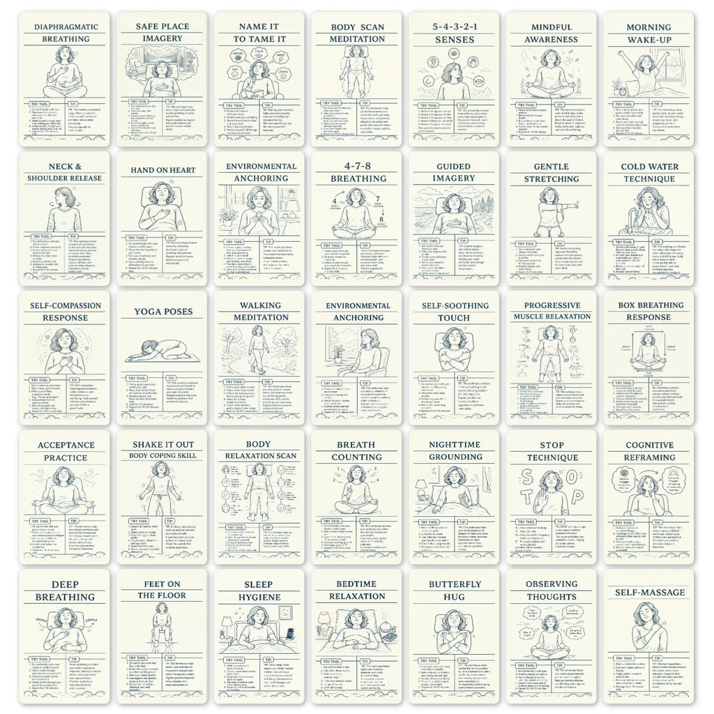 36 Meditation Coping Strategy Cards