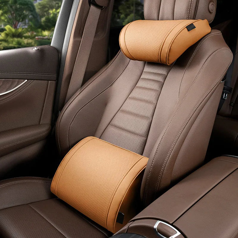Vssal · Ergonomic Car Seat Headrest & Lumbar Support Set