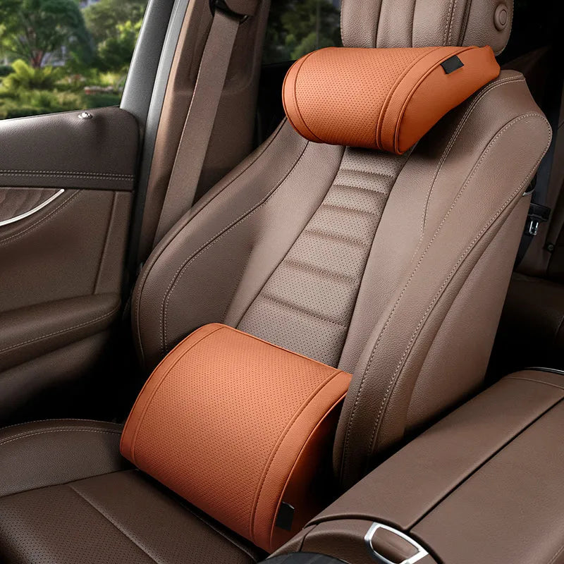 Vssal · Ergonomic Car Seat Headrest & Lumbar Support Set