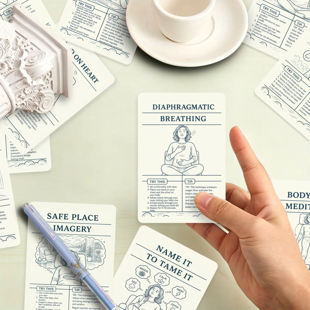 36 Meditation Coping Strategy Cards