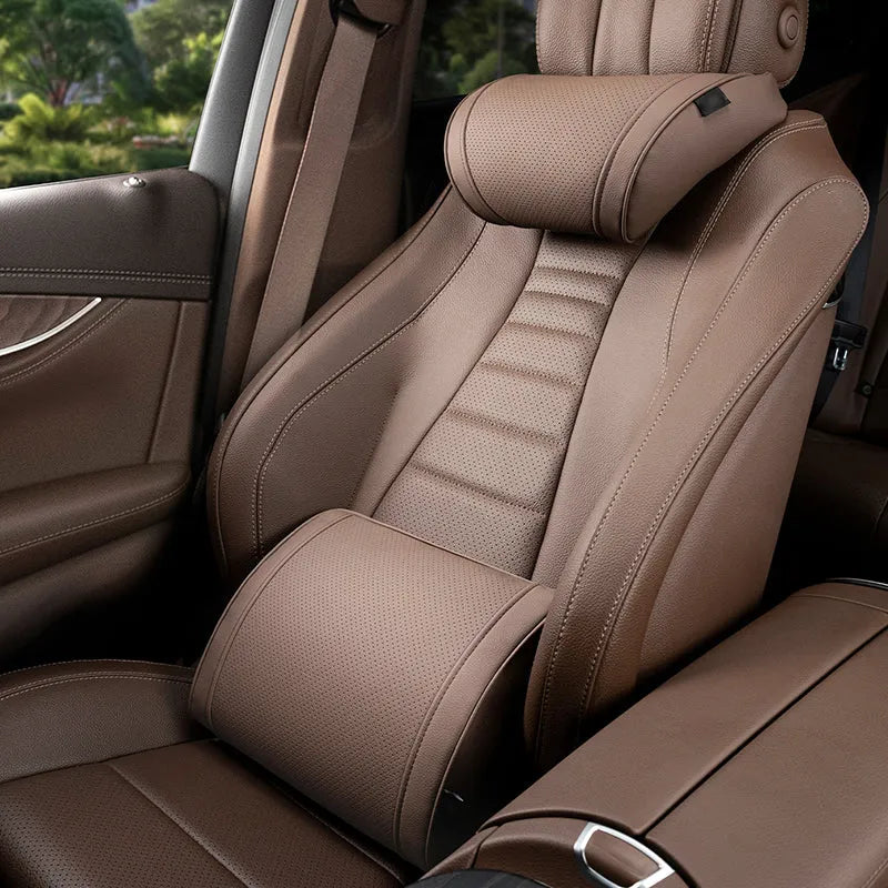 Vssal · Ergonomic Car Seat Headrest & Lumbar Support Set