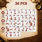 36 Portable Yoga Teaching Cards