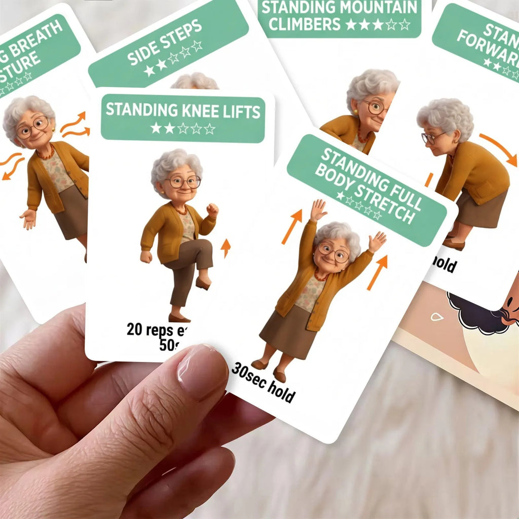 Low-Intensity Health Exercise Training Cards
